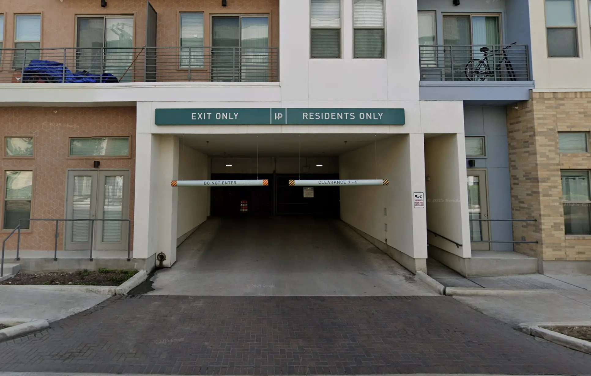 Old Guilbeau garage entrance